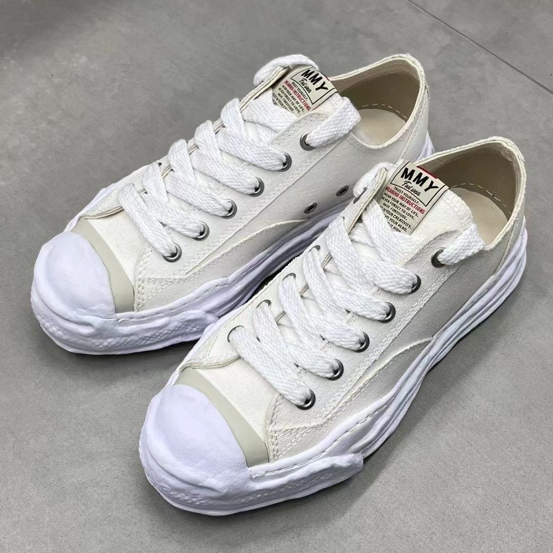 ikearlax Pure MMY Sanyuan Kangyu Jack Purcell Dissolved Shoes Yu Wenle Same Style Canvas Platform Height Increasing Men and Women Couple Sneakers