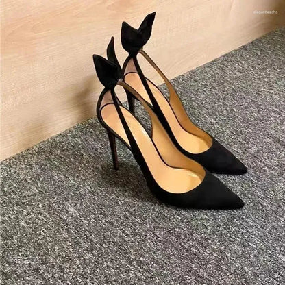 Dress Shoes Women Pumps Suede High Heels  Fashion Office Stiletto Party Feast Female Comfort