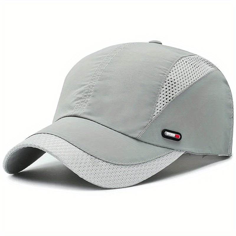 1pc Thin Section Sunshade Quick-drying Baseball Cap Mesh Cap Male Summer Breathable Outdoor Fishing Sun Hat Summer Cap, Ideal Choice For Gifts