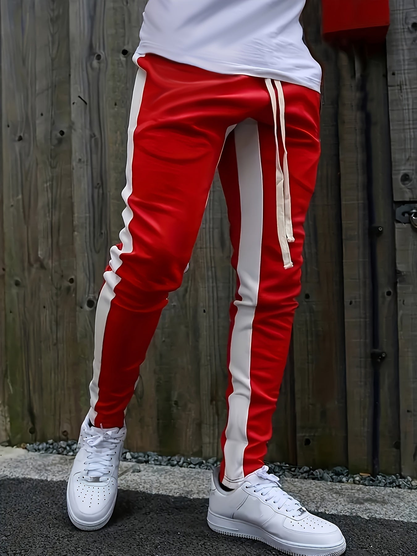 Drawstring Sweatpants Loose Fit Pants Men's Casual Joggers For Men Winter Fall Running Jogging