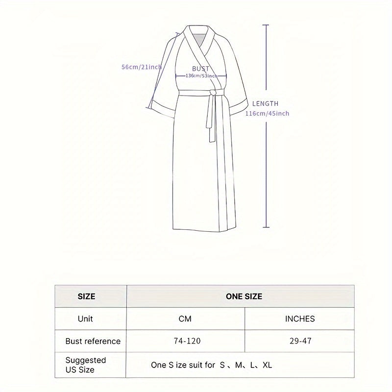 Contemporary Polyester Bathrobe for Men and Women – Soft, Quick-Dry, Water-Absorbent, Space-Themed Knit Robe with Other Patterns – One Size Fits S to XL, 230gsm