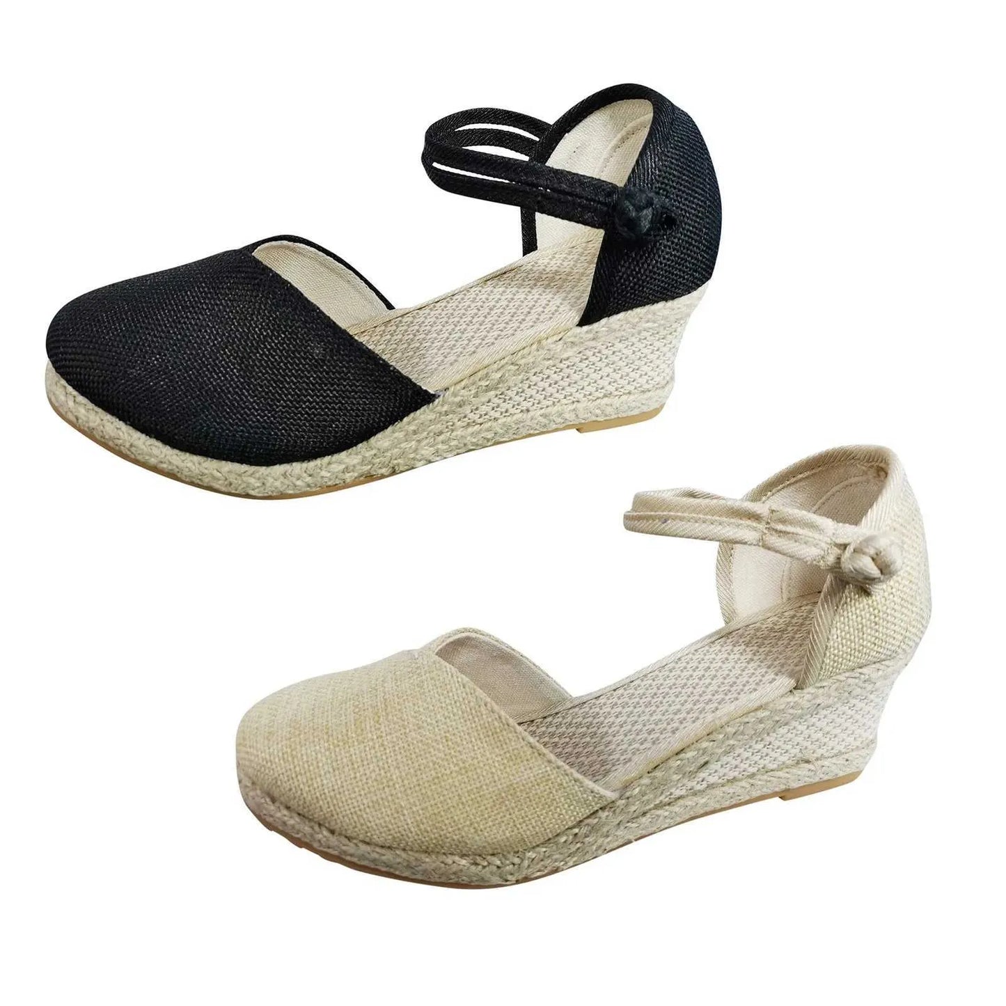 Sandals Espadrilles Wedges Woman Sandals Summer  New In Ladies Comfort Casual Shoes Party Sandals Footwear Zapatillas Mujer Verano z240718