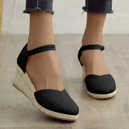 Sandals Espadrilles Wedges Woman Sandals Summer  New In Ladies Comfort Casual Shoes Party Sandals Footwear Zapatillas Mujer Verano z240718