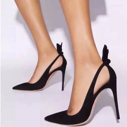 Dress Shoes Women Pumps Suede High Heels  Fashion Office Stiletto Party Feast Female Comfort