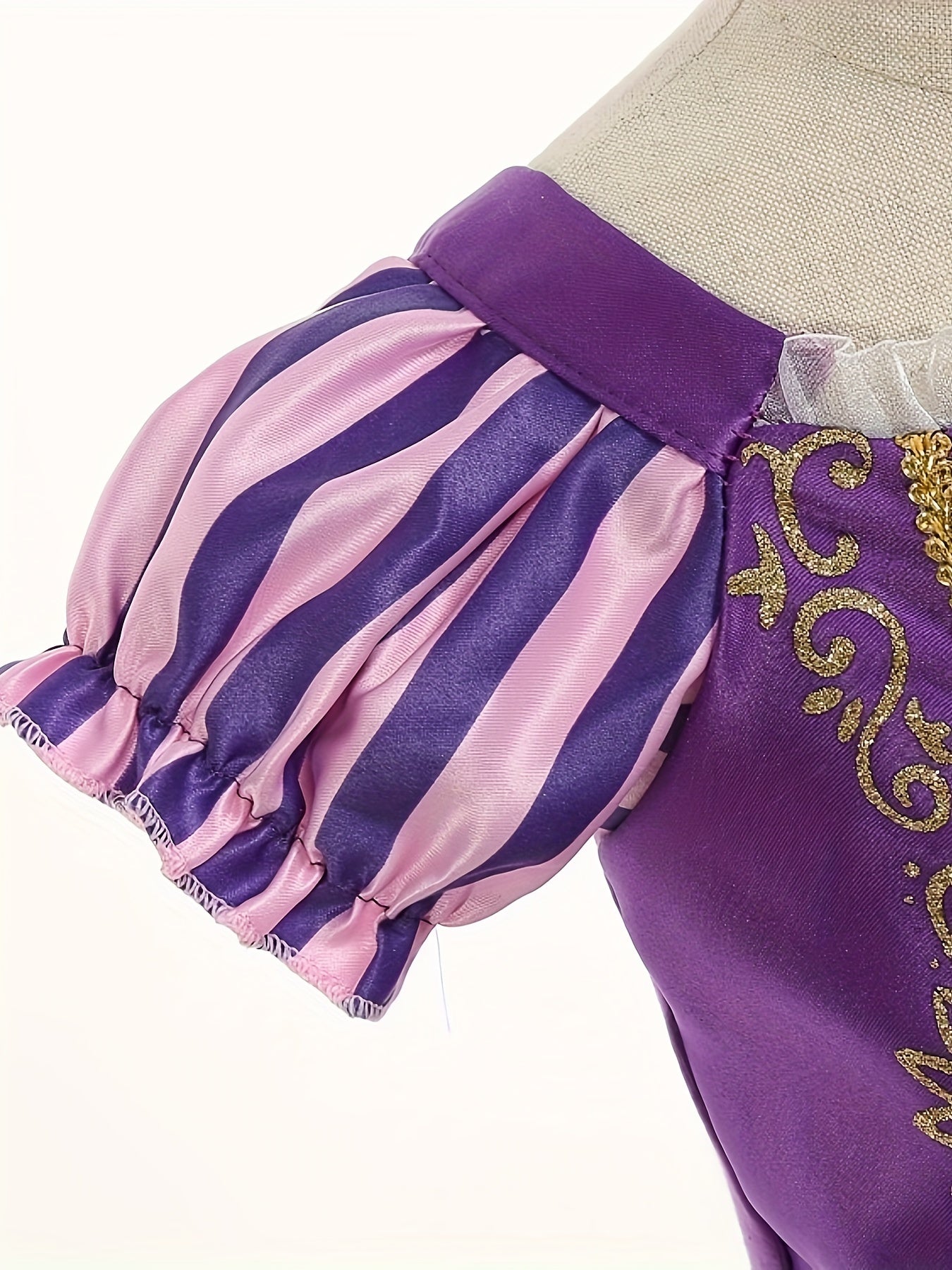 Girls Princess Dress Costume Purple Princess Cosplay Costumes Kids Outfits For Birthday Party