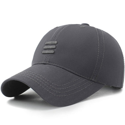 1pc Men's Adjustable Baseball Cap - Sun Protection, Breathable, Casual, Lightweight, Perfect for Outdoor Activities, Travel, Seaside Party, and Ideal Gift for Friends and Family