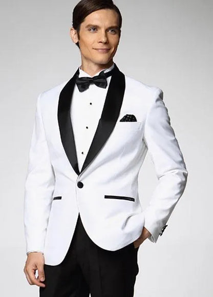 Peak Lpael Groom Tuxedos Mens Coat Trousers 2 Set Man Work Business Suit Prom Dress Customize W:1239