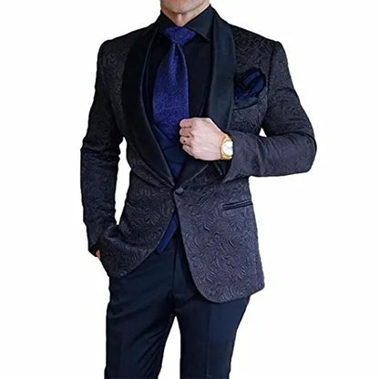 Cheap And Fine Shawl Lapell Beige One Button Groom Tuxedos Men Suits Wedding/Prom/Dinner Best Man Blazer(Jacket+Pants+Tie+Vest)