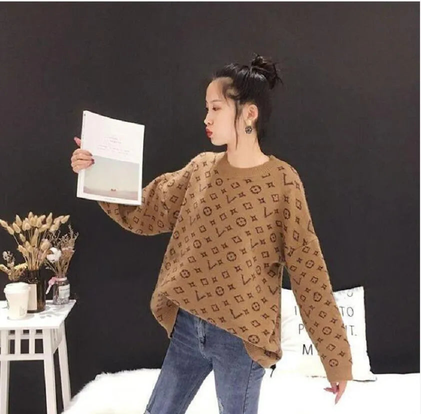 G brand designer Women Sweater High Quality G Womens Sweatshirt Brand Classic Letters Designer Cardigan Long Sleeve Top